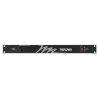 RACKMOUNT POWER, 9 OUTLET, 15A BASIC SURGE/REAR DISTRIBUTION OUTLETS WITH 1 FRONT CONVENIENCE OUTLET